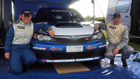 Max Christensen og Dorthe Ravn er sikre på mindst DM-sølv 2009 i 4WD-klassen.